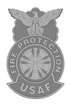 7a - All Silver Fire Chief Metal Badge